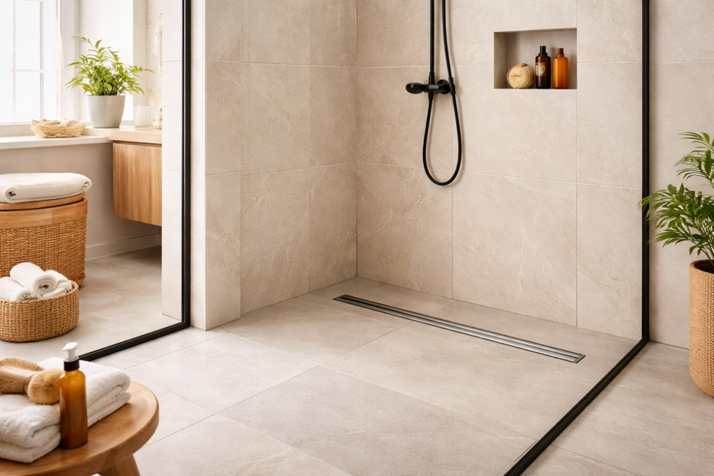 Jak odpływ liniowy pod prysznic?