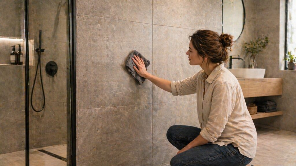 Łatwe w czyszczeniu płytki, na których nie widać brudu